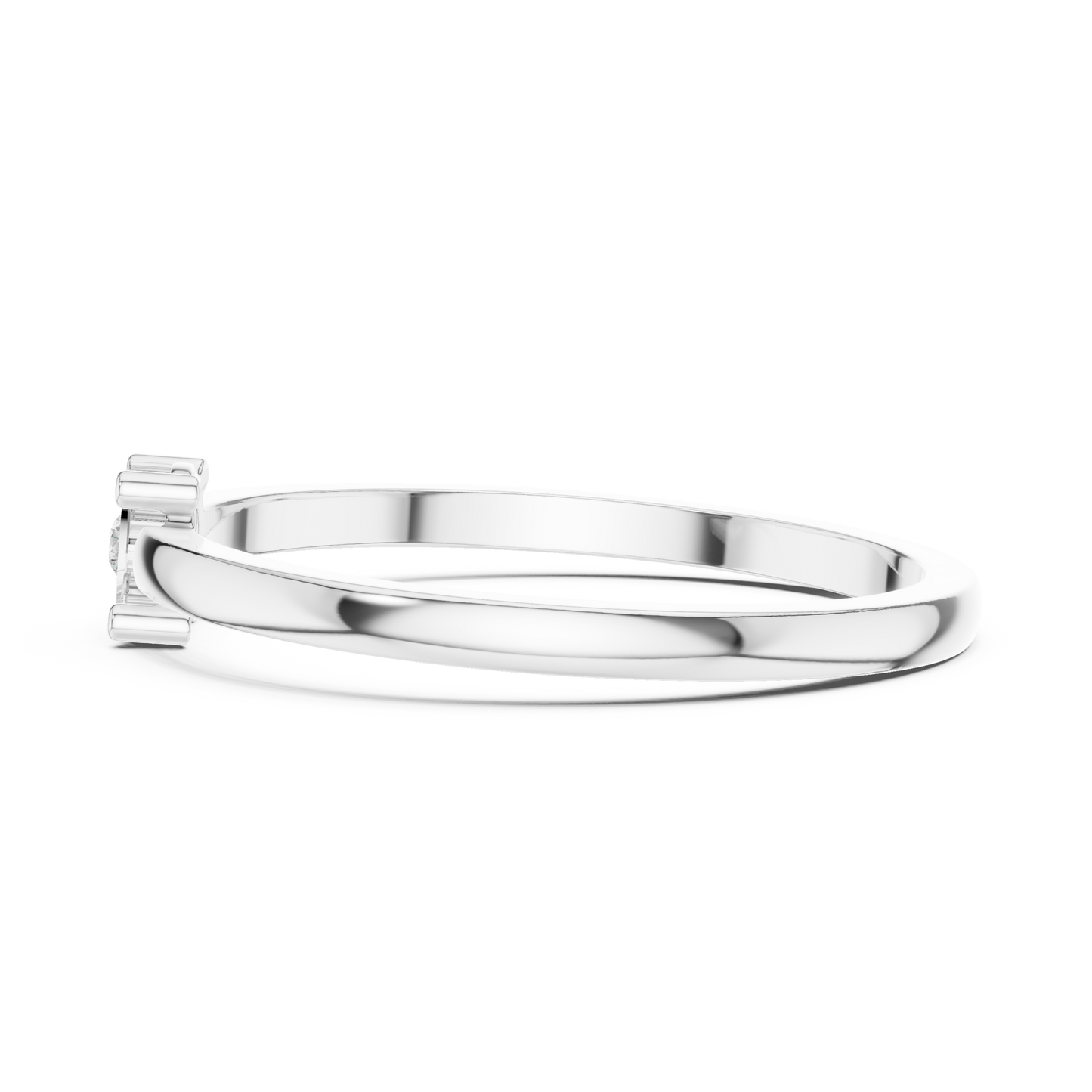 Round Solitaire Lab Grown Diamond Ring