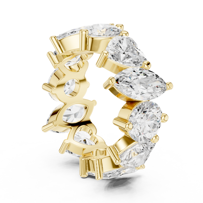 Mixed Shape Lab Grown Diamond Eternity Ring