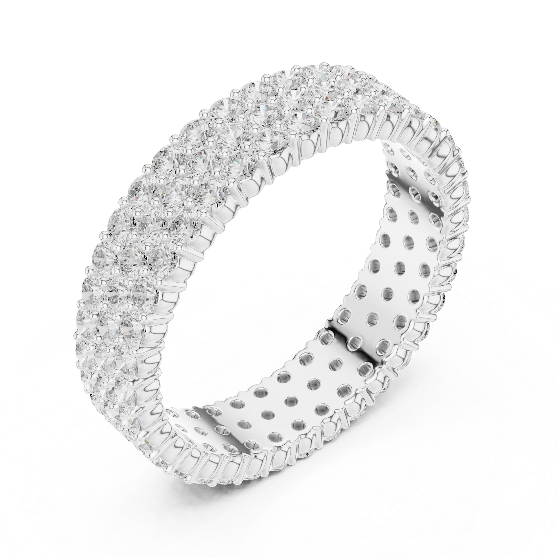 Round Eternity Lab Grown Diamond Ring