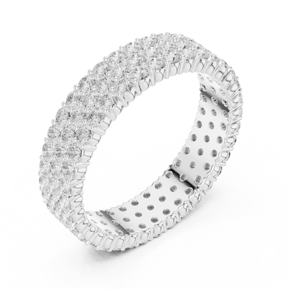 Round Eternity Lab Grown Diamond Ring