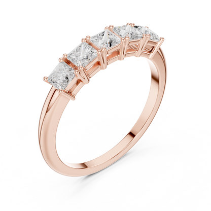 Mixed Shape Lab Grown Diamond Three Stone Ring