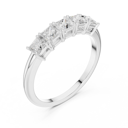 Mixed Shape Lab Grown Diamond Three Stone Ring
