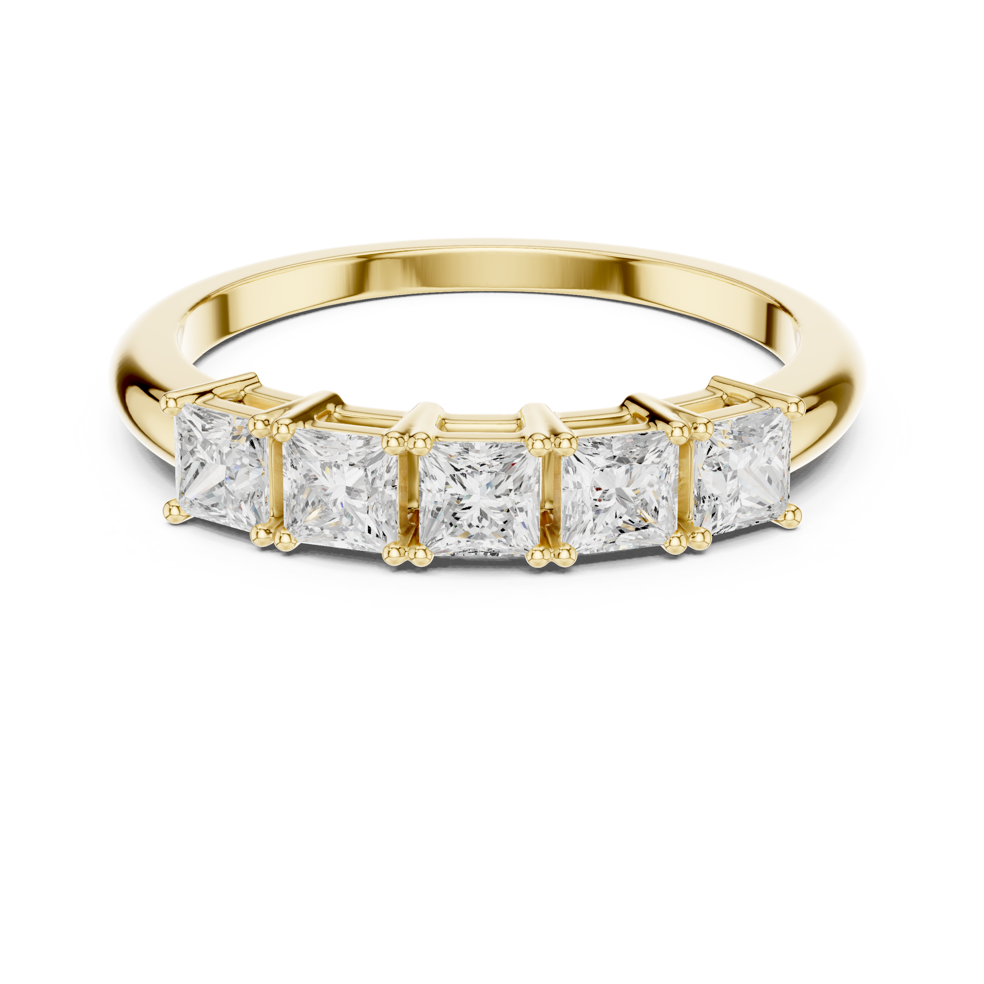 Mixed Shape Lab Grown Diamond Three Stone Ring