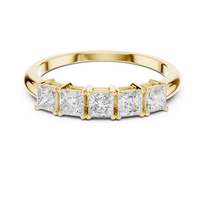 Mixed Shape Lab Grown Diamond Three Stone Ring