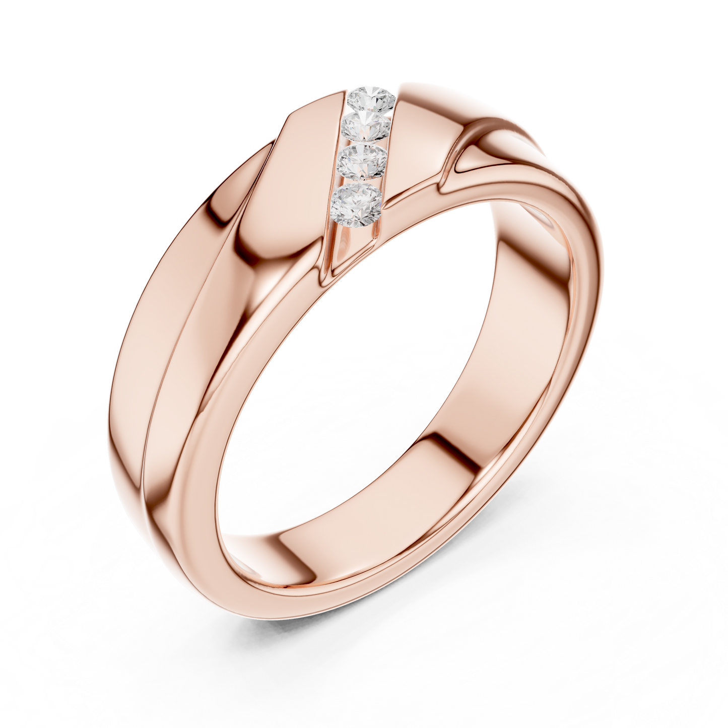 Round Solitaire Lab Grown Diamond Ring