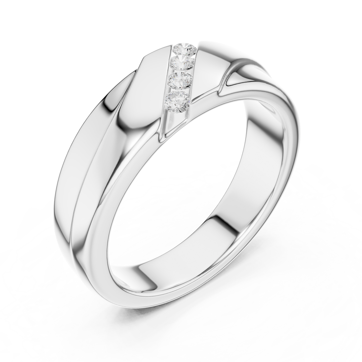 Round Solitaire Lab Grown Diamond Ring