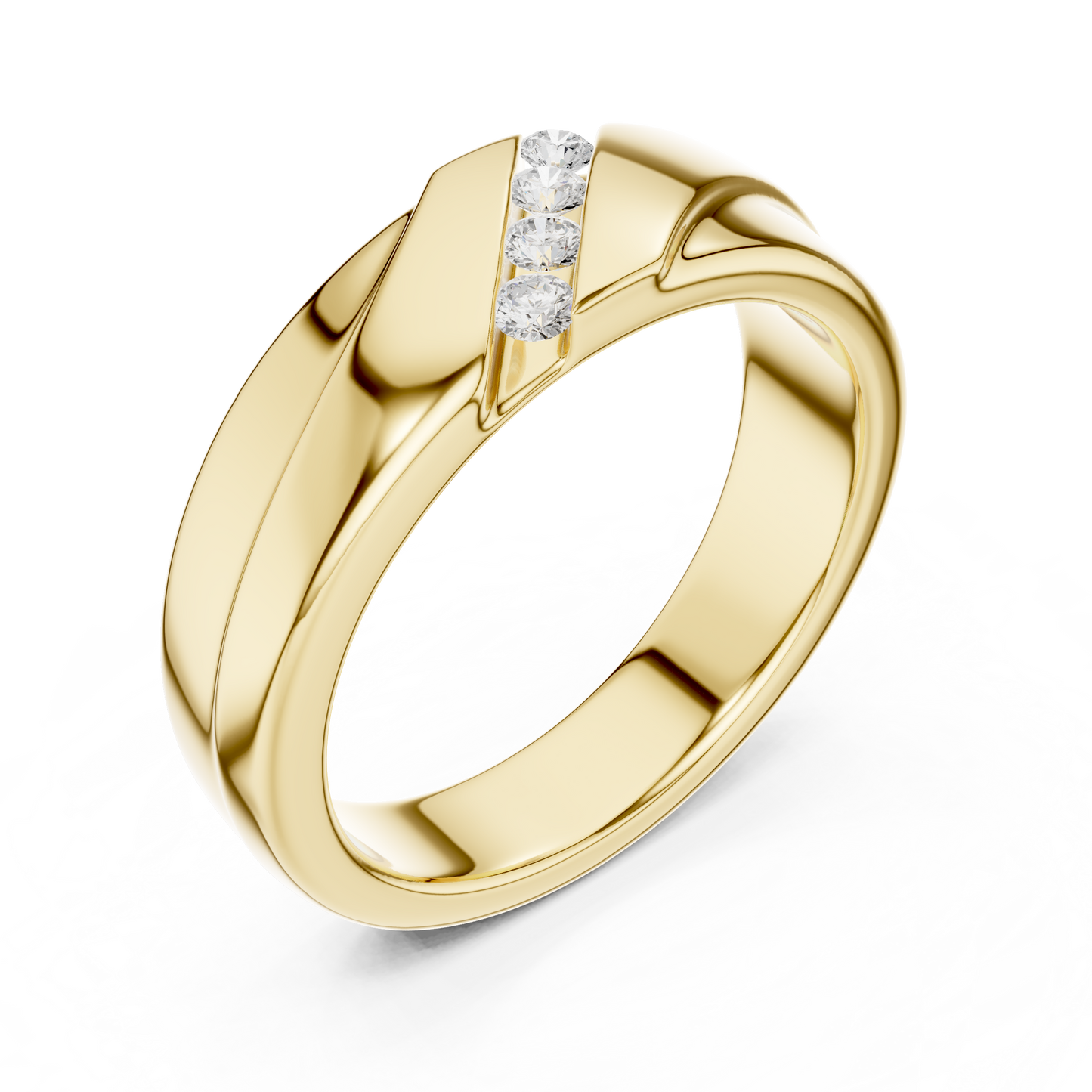 Round Solitaire Lab Grown Diamond Ring