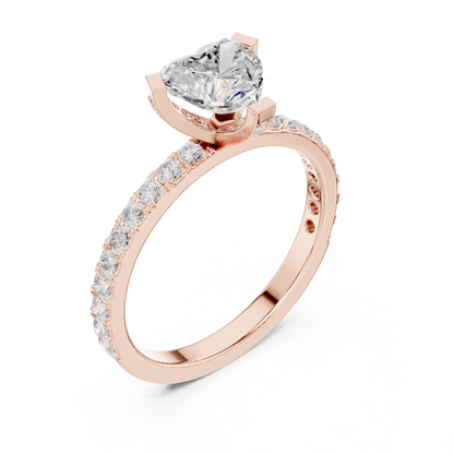Mixed Shape Lab Grown Diamond Halo Ring