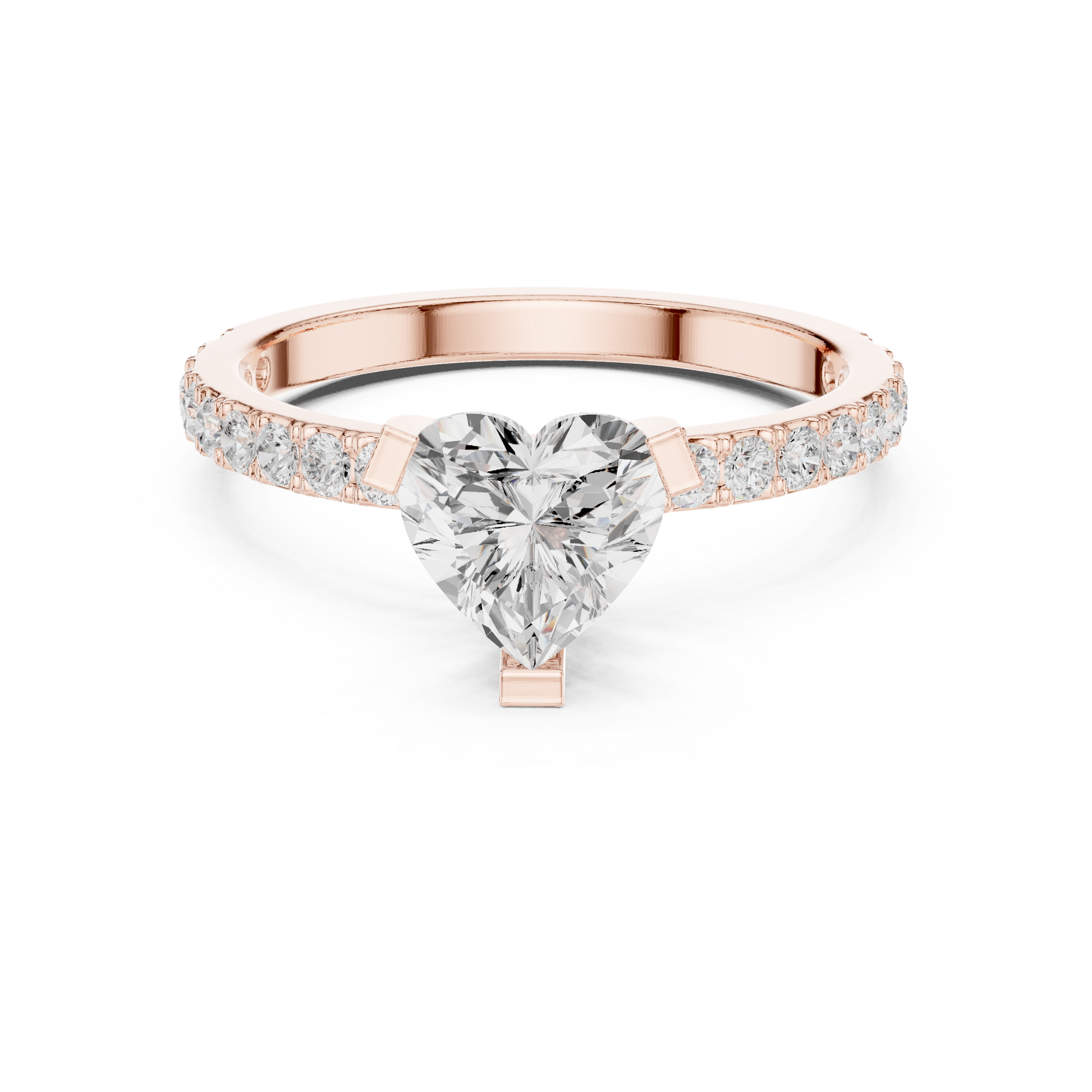 Mixed Shape Lab Grown Diamond Halo Ring
