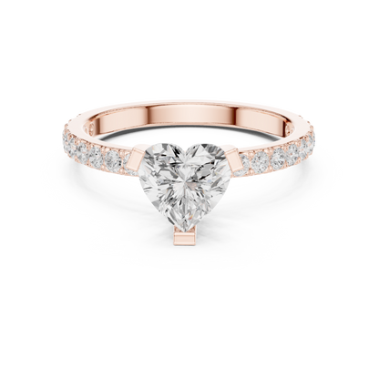 Mixed Shape Lab Grown Diamond Halo Ring