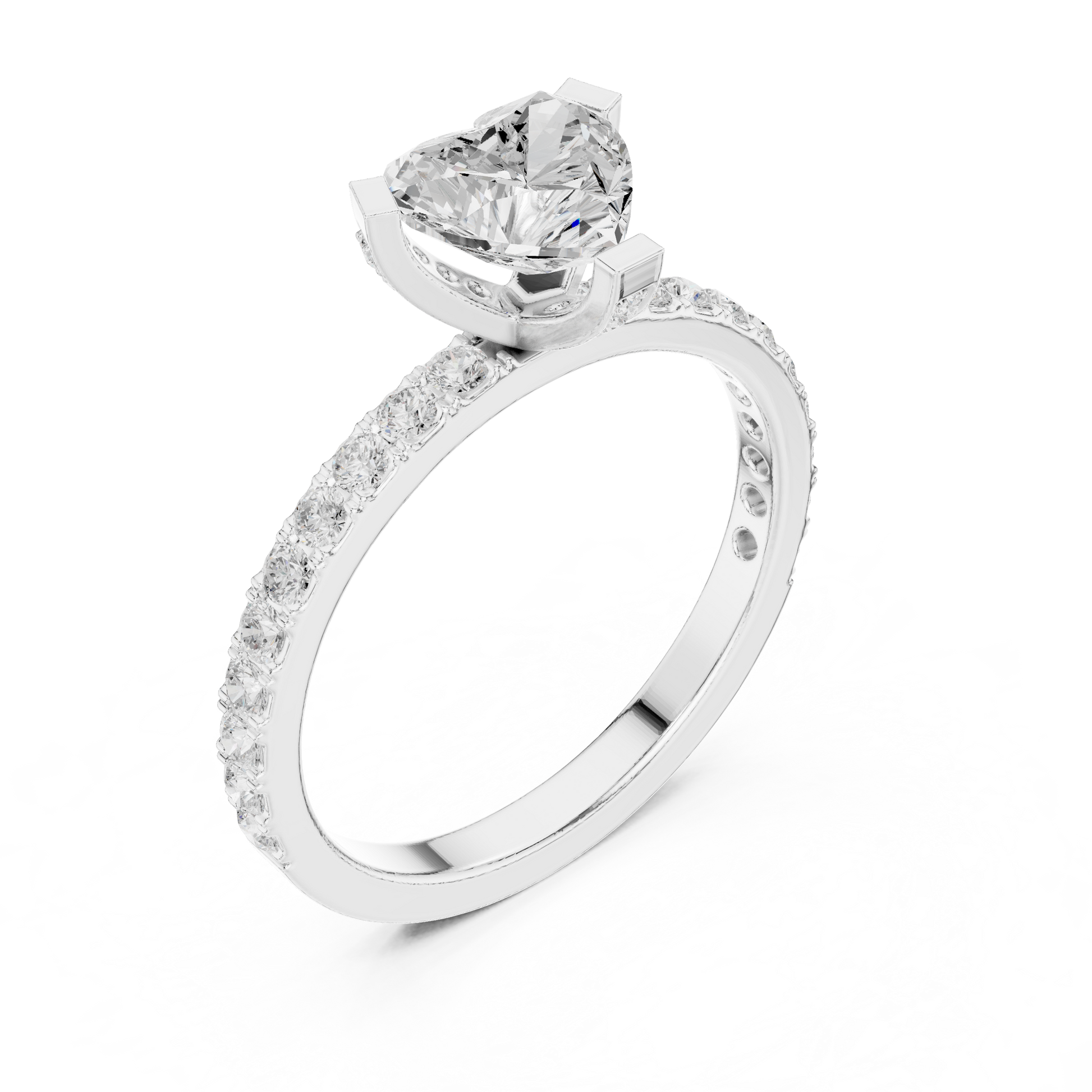 Mixed Shape Lab Grown Diamond Halo Ring