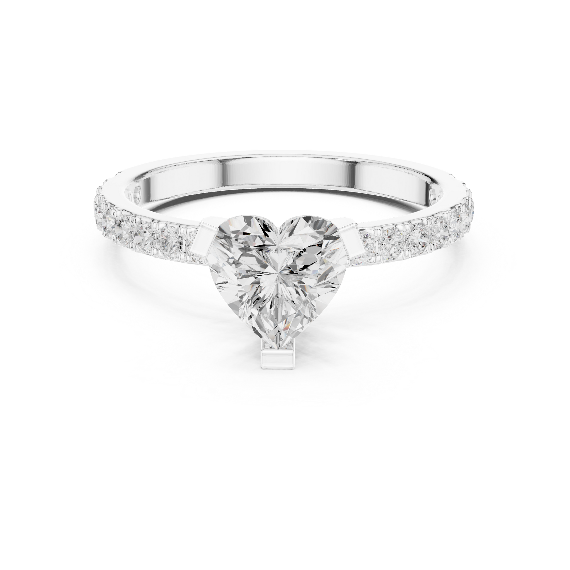 Mixed Shape Lab Grown Diamond Halo Ring