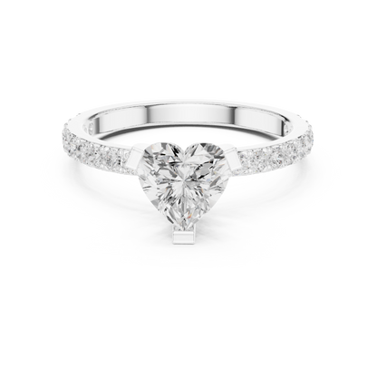 Mixed Shape Lab Grown Diamond Halo Ring