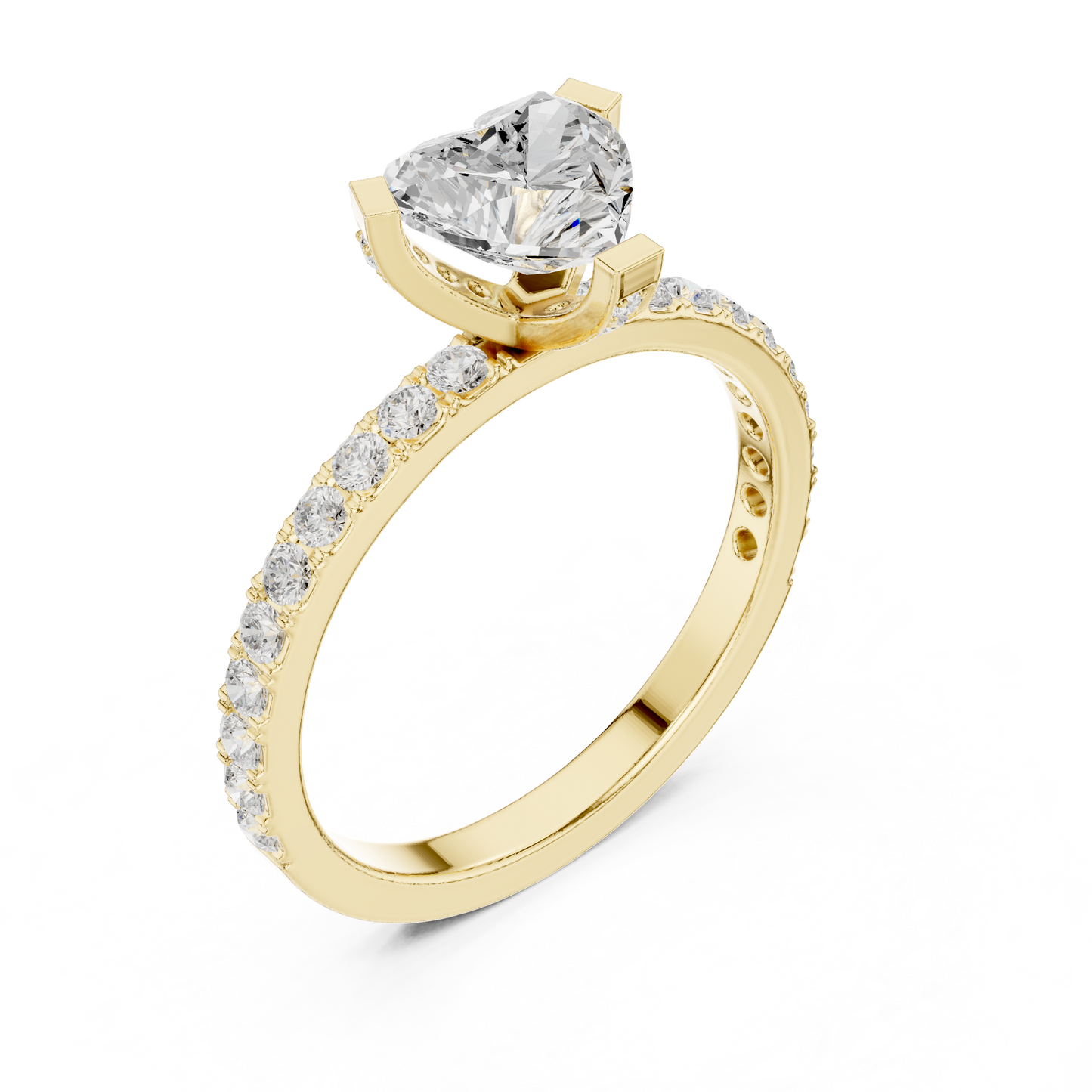 Mixed Shape Lab Grown Diamond Halo Ring