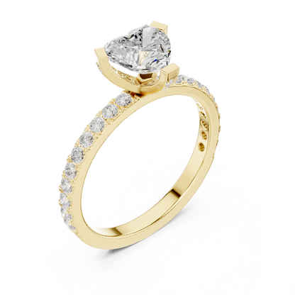 Mixed Shape Lab Grown Diamond Halo Ring