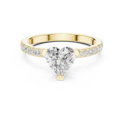 Mixed Shape Lab Grown Diamond Halo Ring