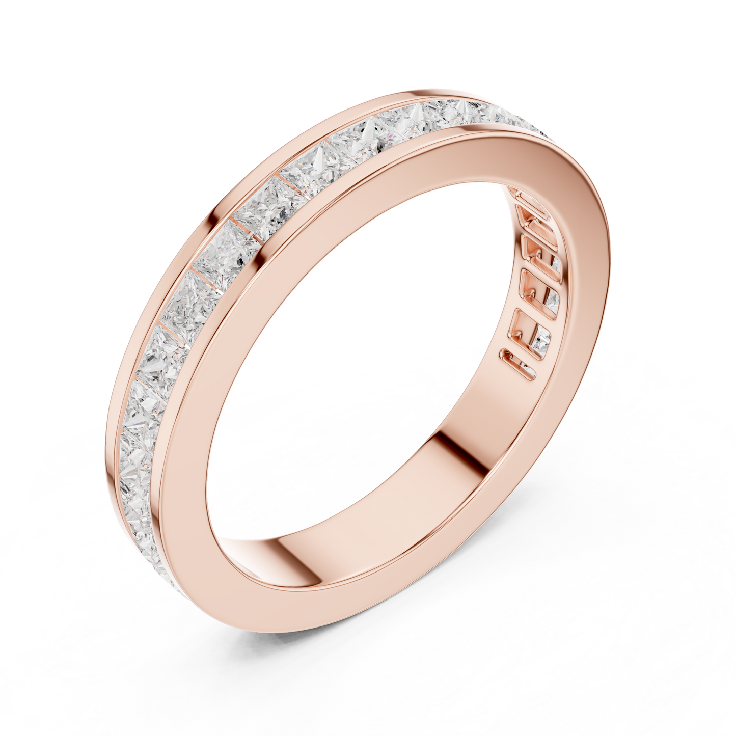 Princess Channel Lab Grown Diamond Ring