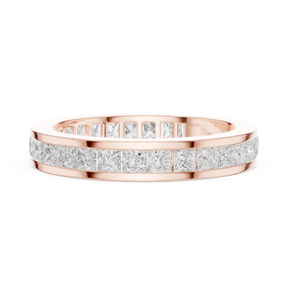 Princess Channel Lab Grown Diamond Ring
