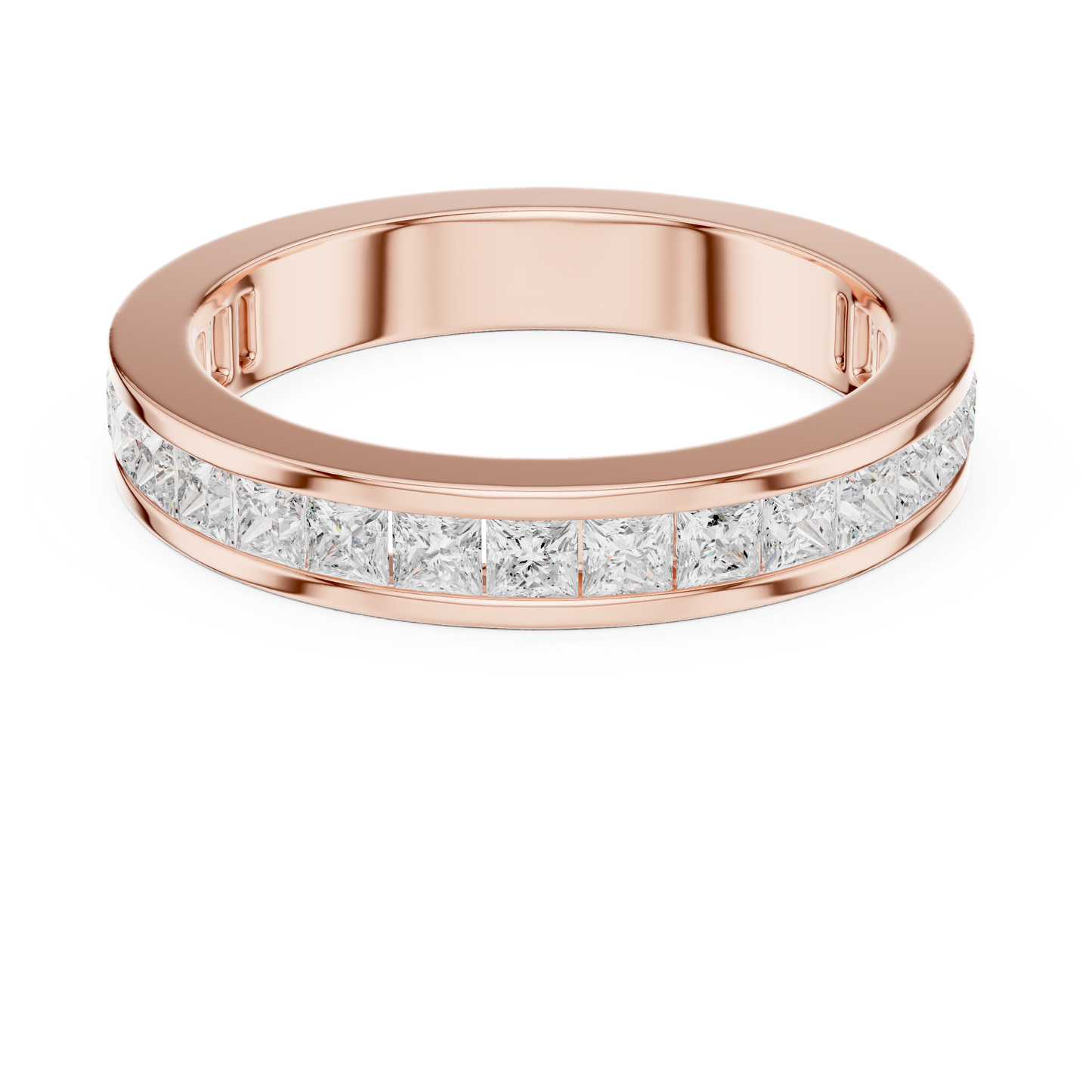 Princess Channel Lab Grown Diamond Ring