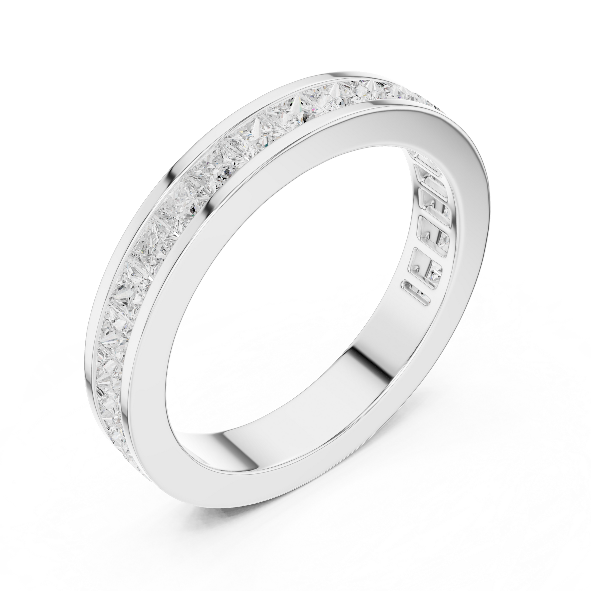 Princess Channel Lab Grown Diamond Ring