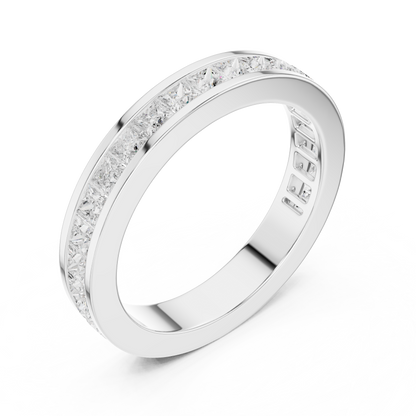 Princess Channel Lab Grown Diamond Ring