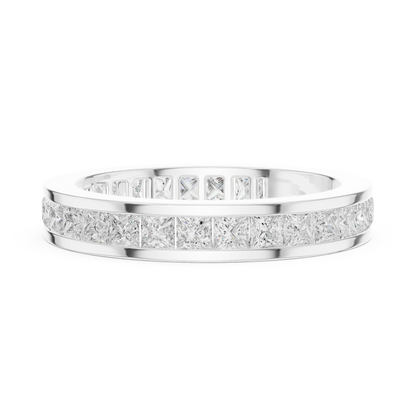 Princess Channel Lab Grown Diamond Ring