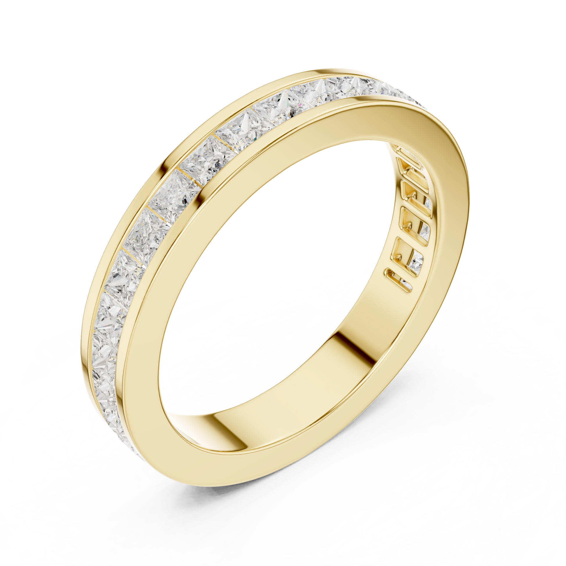 Princess Channel Lab Grown Diamond Ring