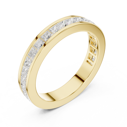 Princess Channel Lab Grown Diamond Ring
