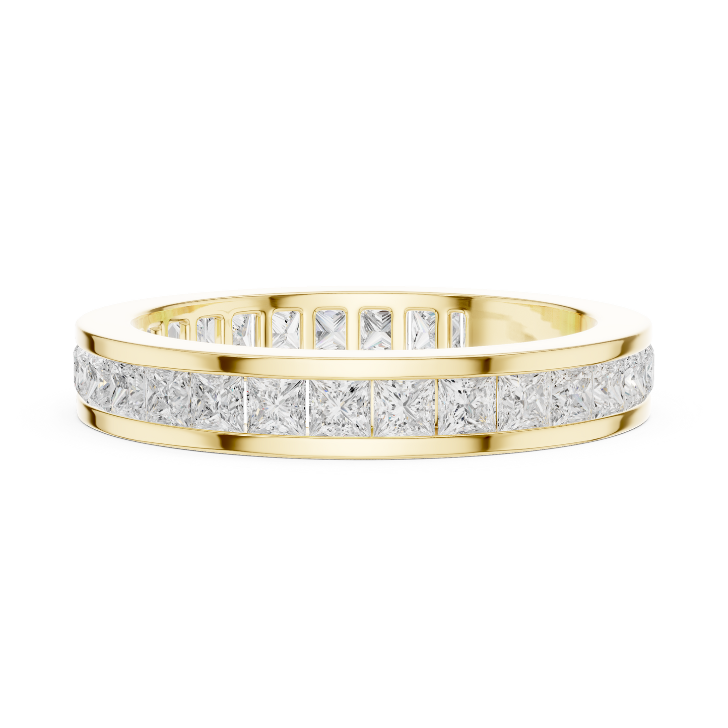 Princess Channel Lab Grown Diamond Ring