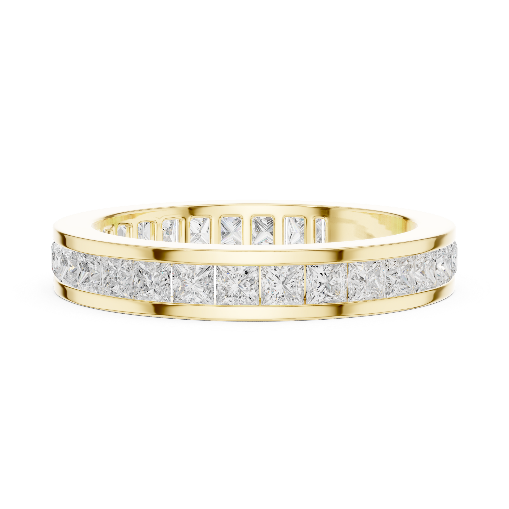 Princess Channel Lab Grown Diamond Ring
