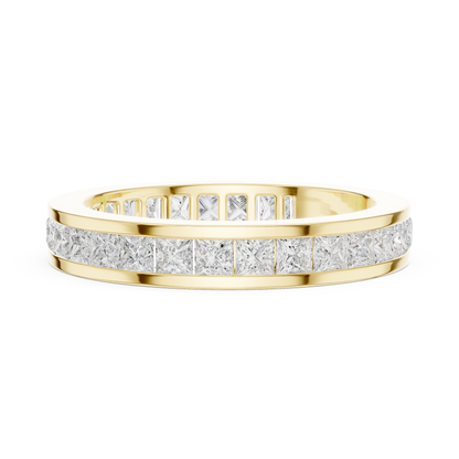 Princess Channel Lab Grown Diamond Ring