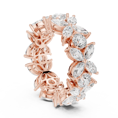 Mixed Shape Lab Grown Diamond Halo Ring