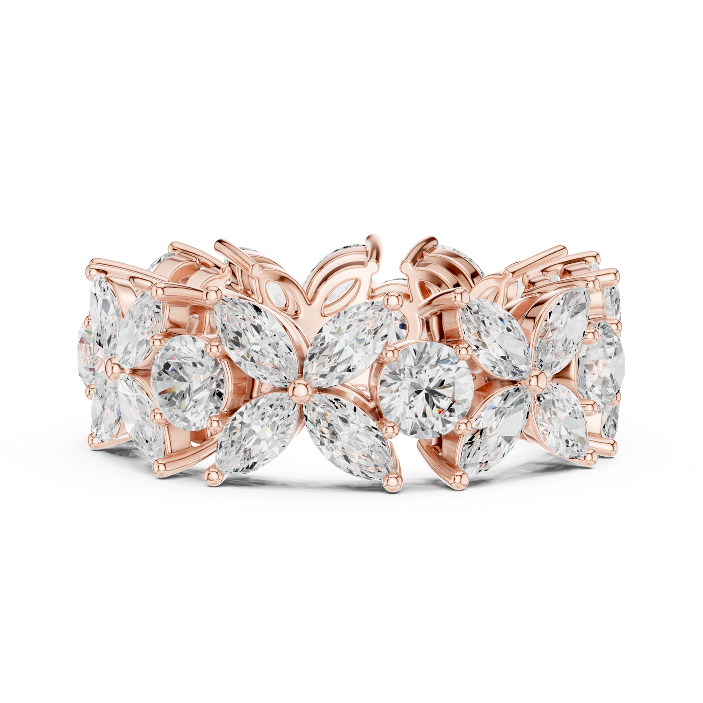 Mixed Shape Lab Grown Diamond Halo Ring