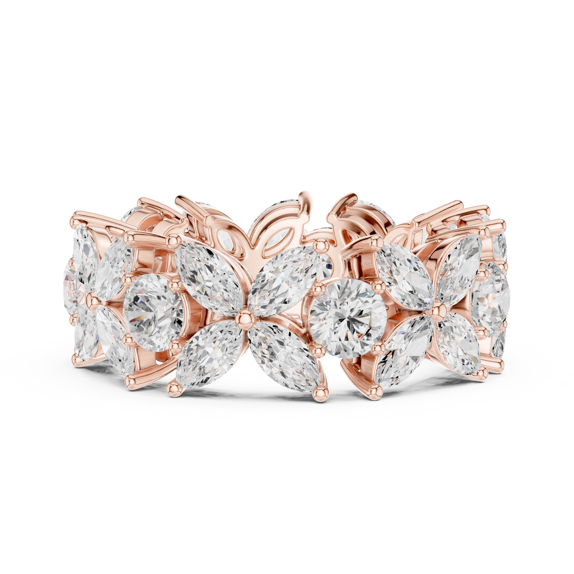 Mixed Shape Lab Grown Diamond Halo Ring