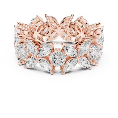 Mixed Shape Lab Grown Diamond Halo Ring