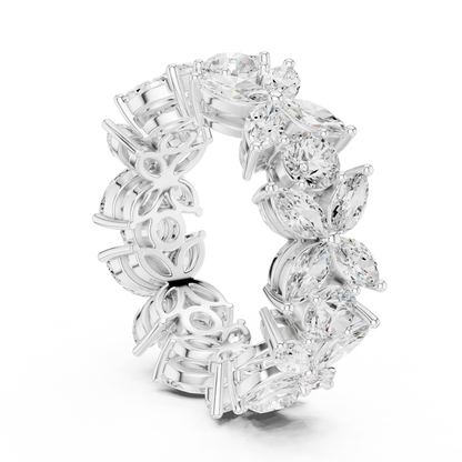 Mixed Shape Lab Grown Diamond Halo Ring