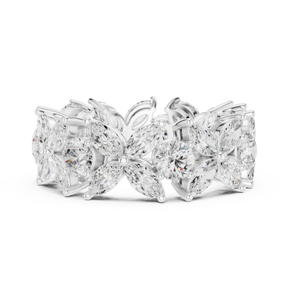 Mixed Shape Lab Grown Diamond Halo Ring