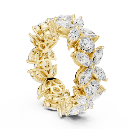 Mixed Shape Lab Grown Diamond Halo Ring