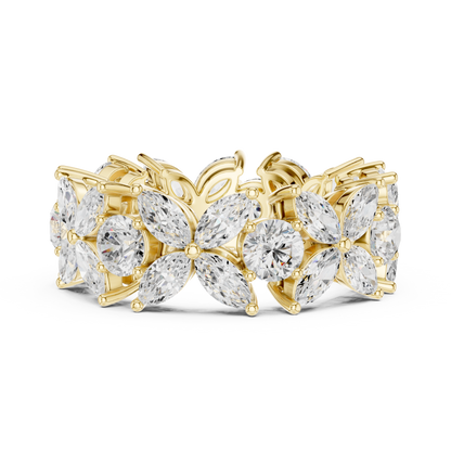 Mixed Shape Lab Grown Diamond Halo Ring