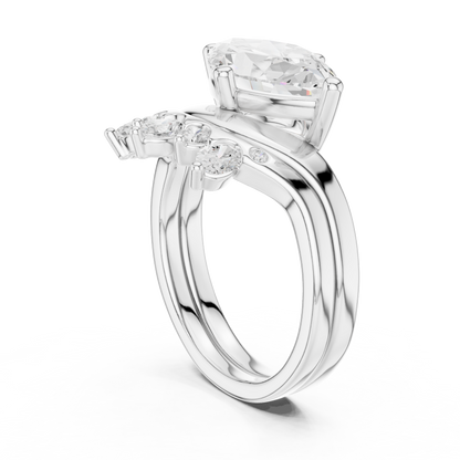 Mixed Shape Lab Grown Diamond Halo Ring